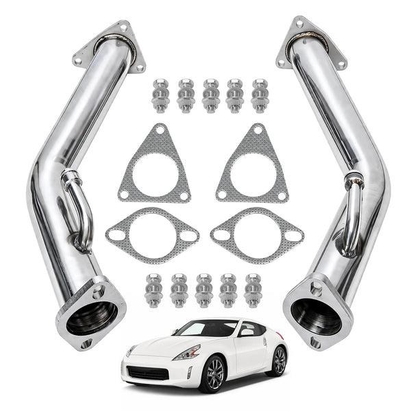 Flashark Catless Test Pipes for 2008–2013 Infiniti G37 3.7L V6 (VQ37VHR)