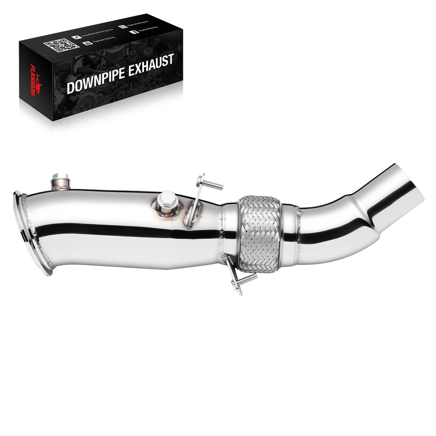 Downpipe sin catalizador de 3" para BMW 328i F30 F31 2012-2015 y BMW 428i F32 2014-2016 y 228i F22 — N20 2.0L Turbo