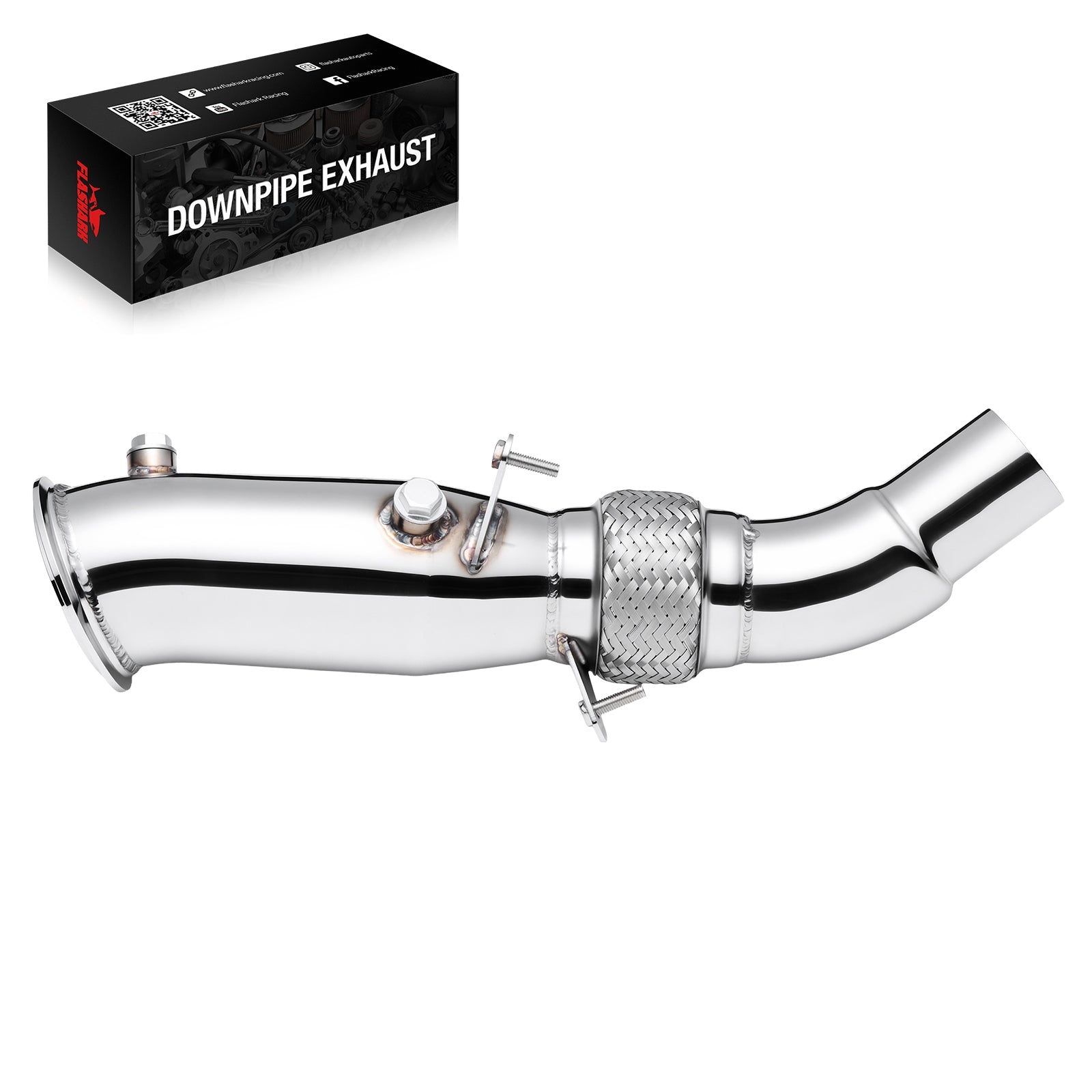 Downpipe sin catalizador de 3" para BMW 328i F30 F31 2012-2015 y BMW 428i F32 2014-2016 y 228i F22 — N20 2.0L Turbo