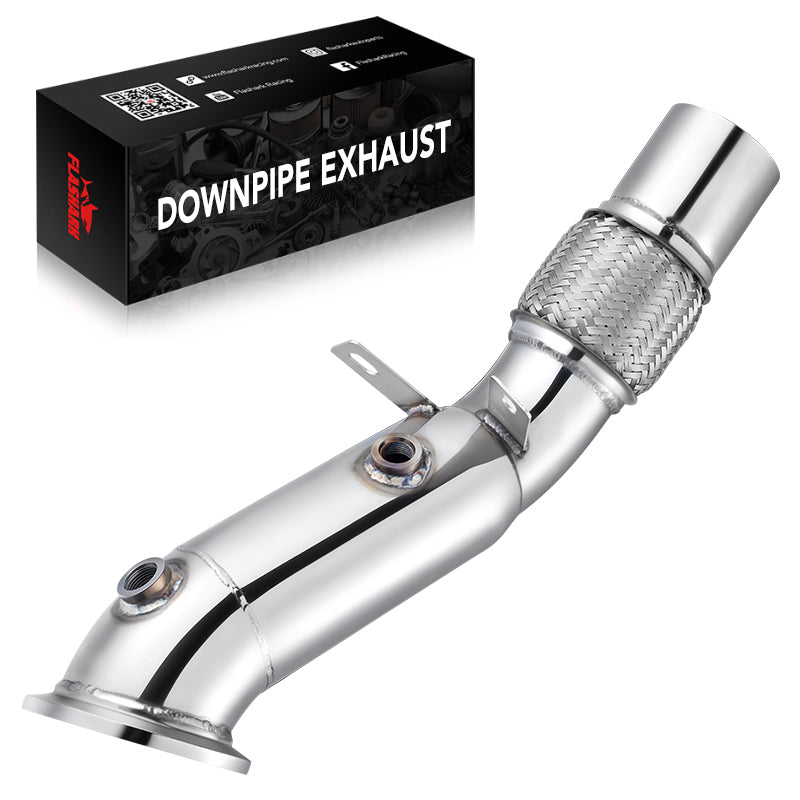 Flashark Catless Downpipes for 2016-2021 BMW B48 (G/F Chassis) 120i/220i/230i/320i/330e/330i/420i/430i/630i/730i & xDrive