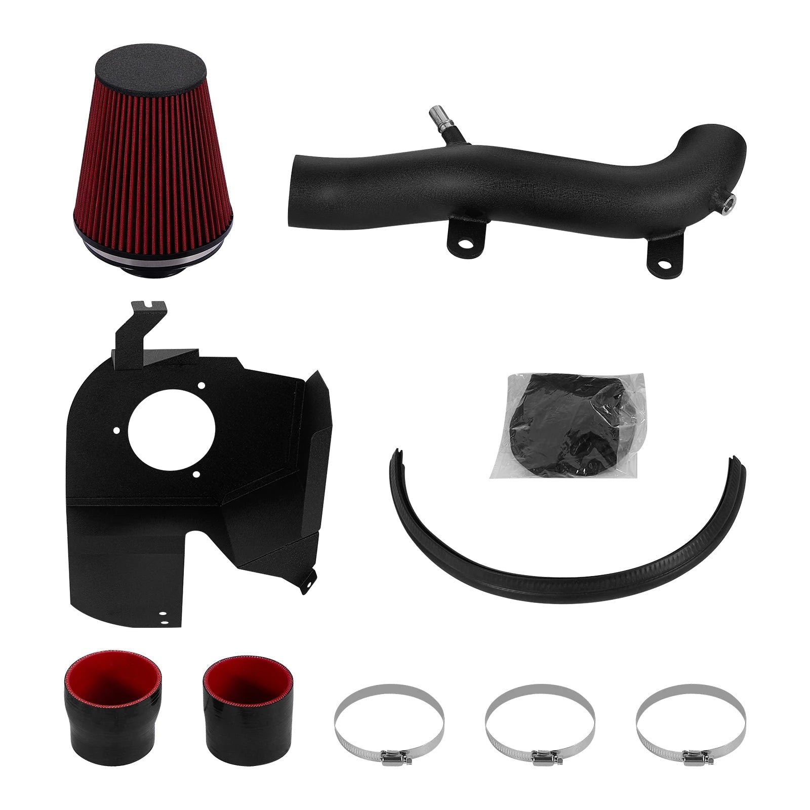 Flashark Cold Air Intake Kit for 2018-2024 Jeep Wrangler JL & Gladiator JT 3.6L Flashark
