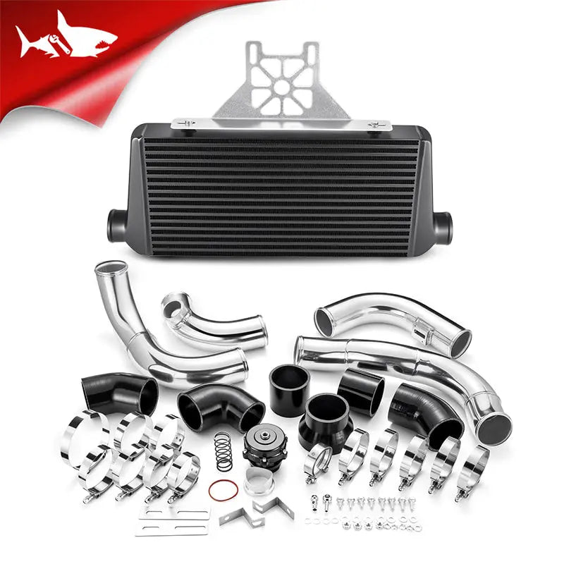 Flashark Intercooler + Piping Kit for 2010–2015 Chevrolet Camaro LS3 V8 (Single Turbo NA-T Swap) Flashark