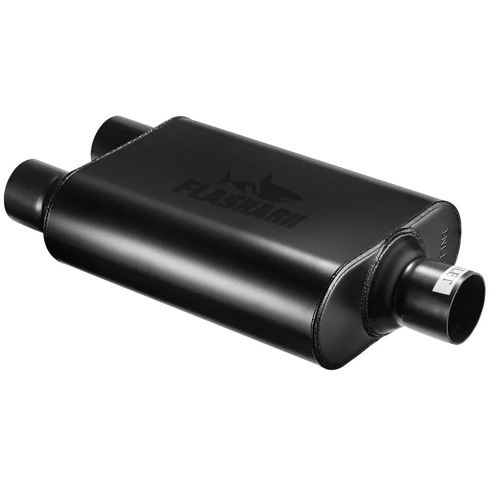 Flashark Super 44 Series Center In Dual Out Exhaust Muffler