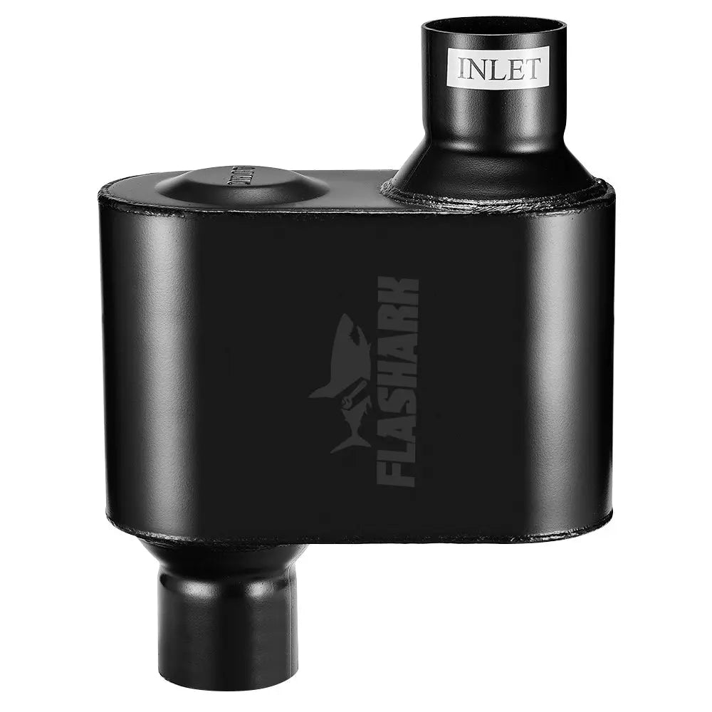 Flashark Super 10 Series 2.5" 3.0" Offset In Offset Out Exhaust Muffler