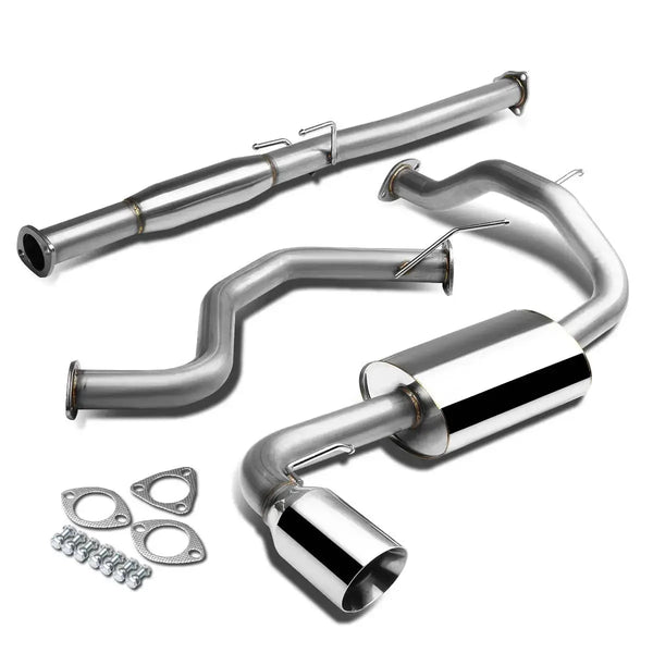 For 1990-1991 Honda CRX 1.5L 4.5" Burnt Muffler Tip Racing Catback Exhaust System Flashark