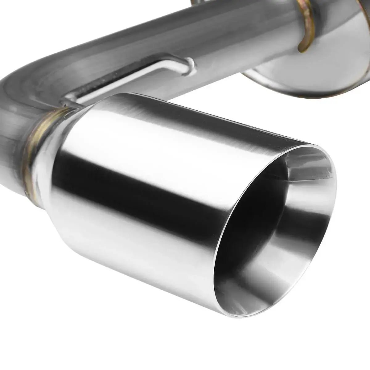 For 1990-1991 Honda CRX 1.5L 4.5" Burnt Muffler Tip Racing Catback Exhaust System Flashark