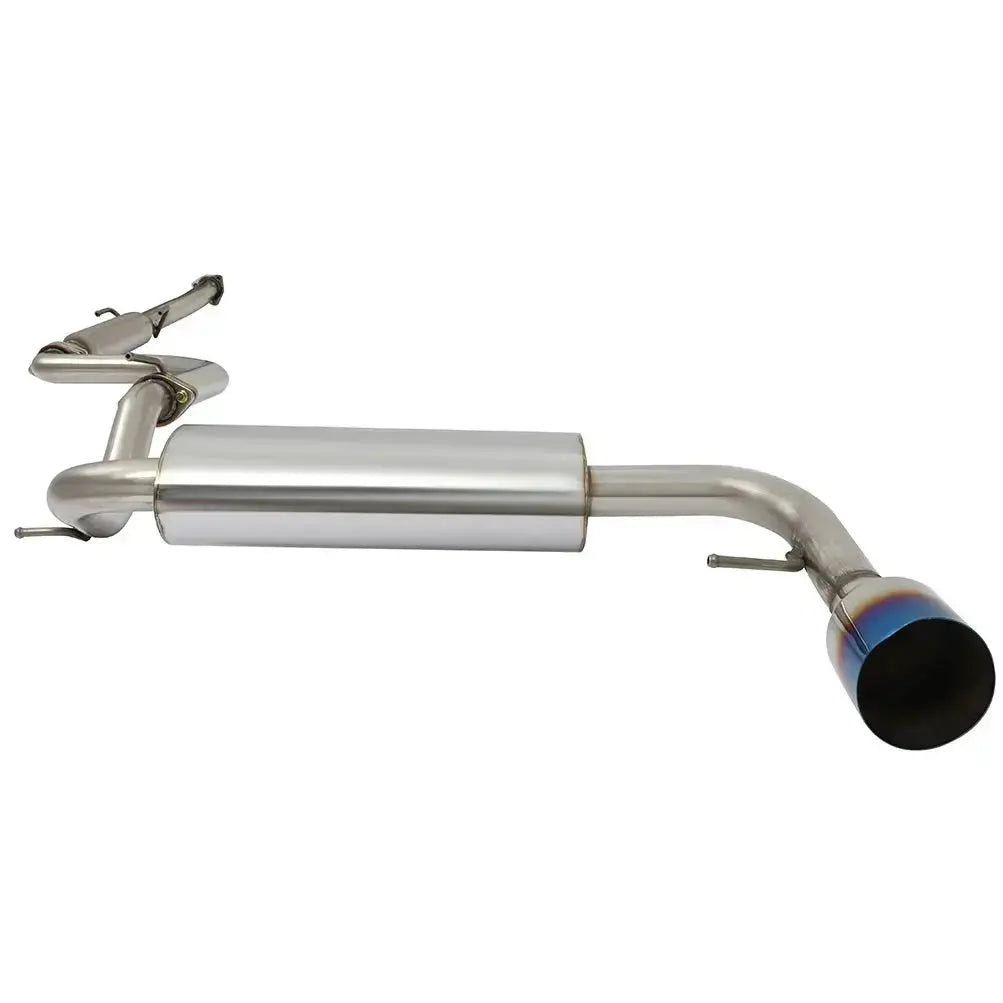 1990-1991 Honda CRX 1.5L 4" / 4.5" Rolled/Burnt Muffler Tip Racing Catback Exhaust System Flashark