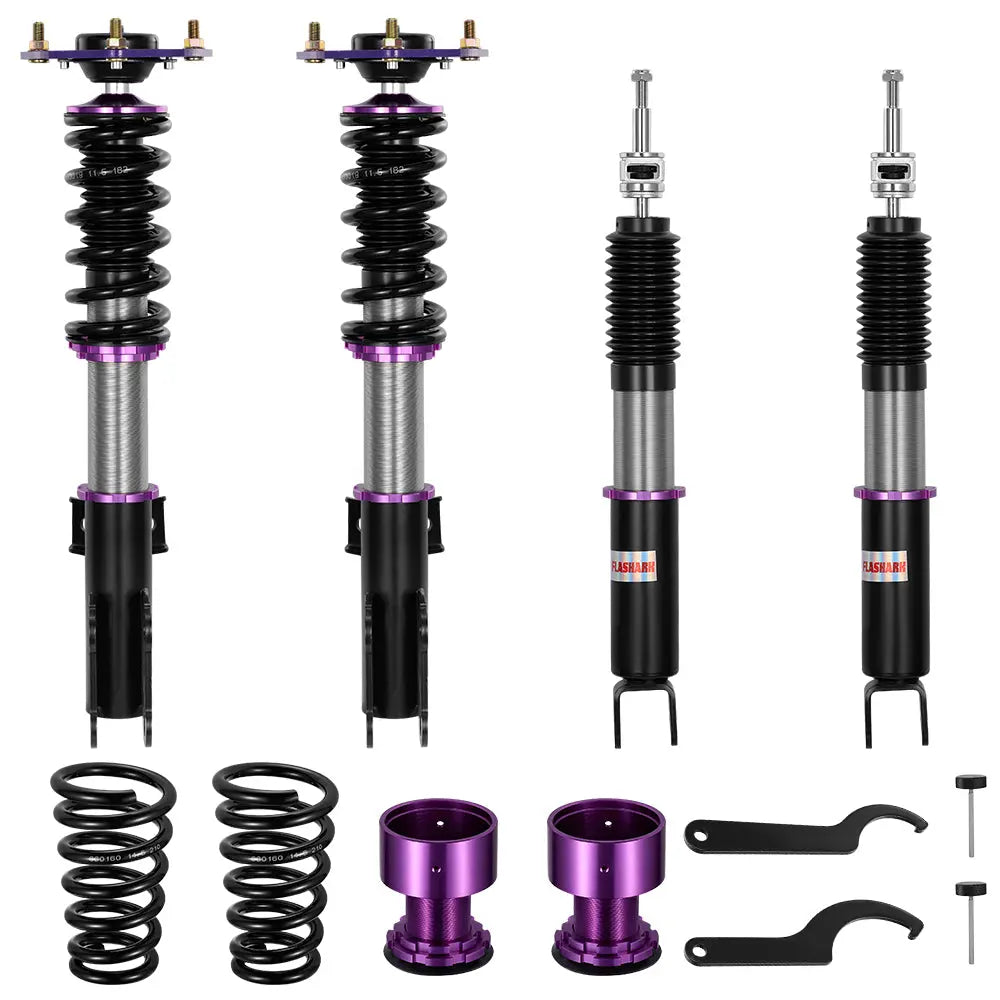 For 2011-14 Hyundai Sonata (YF) 32-Way Damping Coilover Shock Absorbers Struts | Flashark Flashark