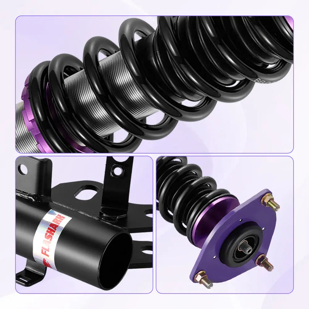 For 2016-2022 Acura ILX (DE2) 32-Way Damping Coilover Shock Absorbers Struts | Flashark Flashark