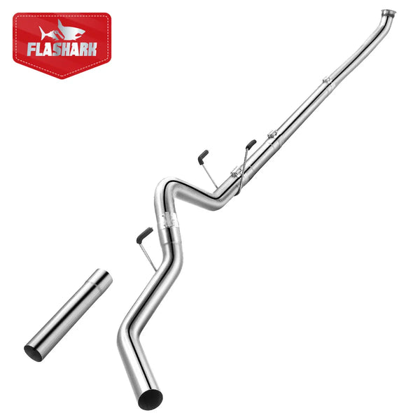 For 4"/5" 2004.5-2007 5.9L Cummins DPF Delete Race Pipe Dodge Ram 2500/3500 Flashark