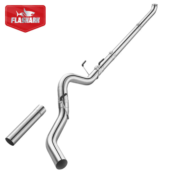 For 4"/5" 2004.5-2007 5.9L Cummins DPF Delete Race Pipe Dodge Ram 2500/3500 Flashark