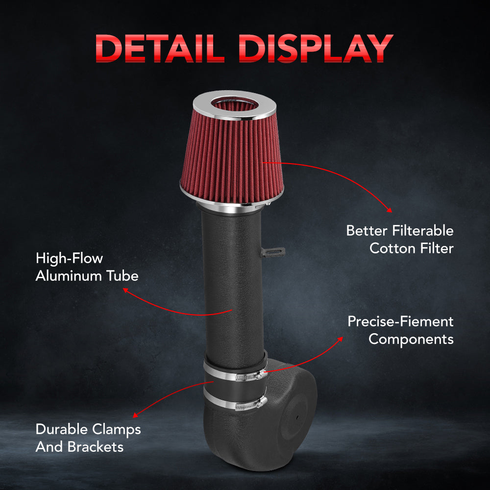 Kit de admisión de aire frío para Dodge Ram 1500/2500 3.9L V6 5.2L 5.9L V8 1994-2001