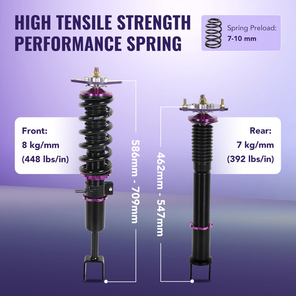 2003-2008 Nissan 350Z Infiniti G35 Coilover 4PCS