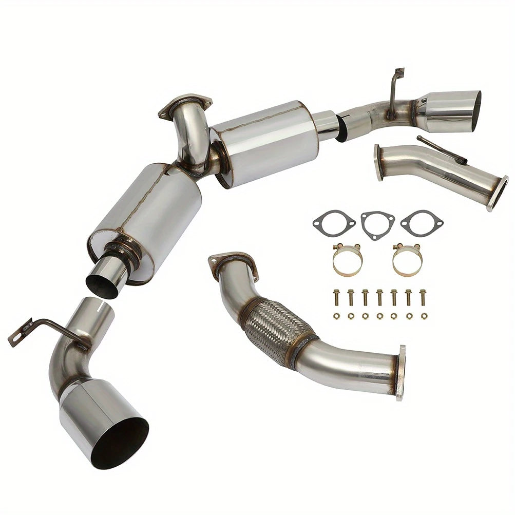 Para sistema de escape Catback con punta de silenciador quemada doble de 4,5 pulgadas para Toyota MR2 Turbo SW20 1991-1995, 2,0 L