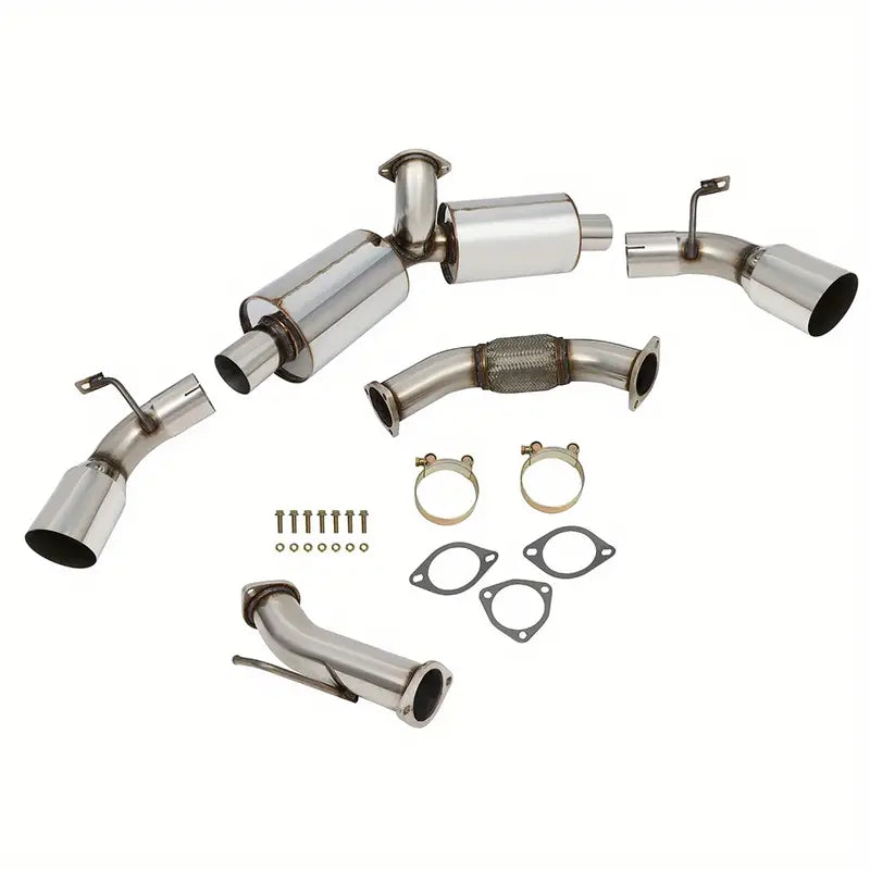 Para sistema de escape Catback con punta de silenciador quemada doble de 4,5 pulgadas para Toyota MR2 Turbo SW20 1991-1995, 2,0 L