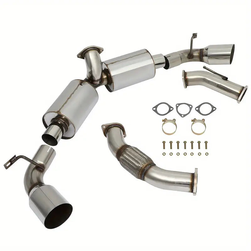 Para sistema de escape Catback con punta de silenciador quemada doble de 4,5 pulgadas para Toyota MR2 Turbo SW20 1991-1995, 2,0 L