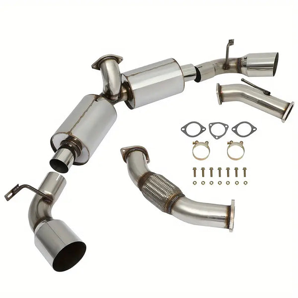 Para sistema de escape Catback con punta de silenciador quemada doble de 4,5 pulgadas para Toyota MR2 Turbo SW20 1991-1995, 2,0 L