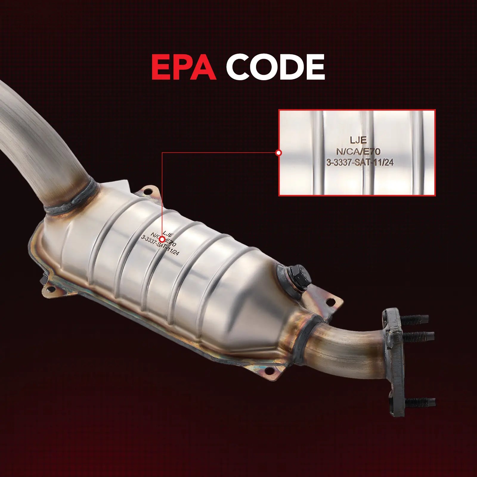 Front Catalytic Converter For 2007-2008 & 2015-2020 Honda Fit L4 1.5L Flashark