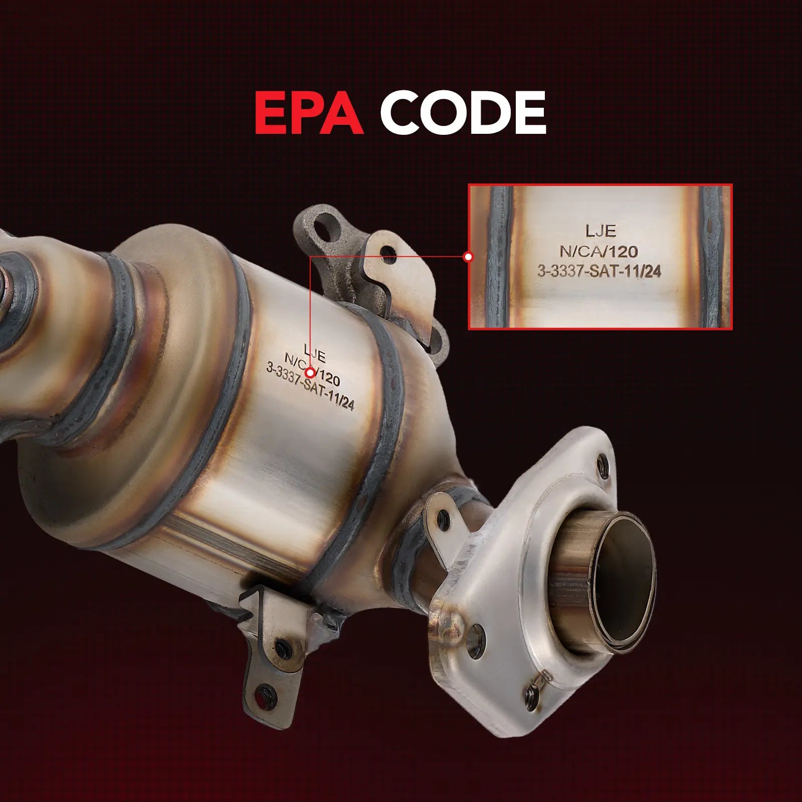 Front Catalytic Converter For 2007-2008 & 2015-2020 Honda Fit L4 1.5L Flashark