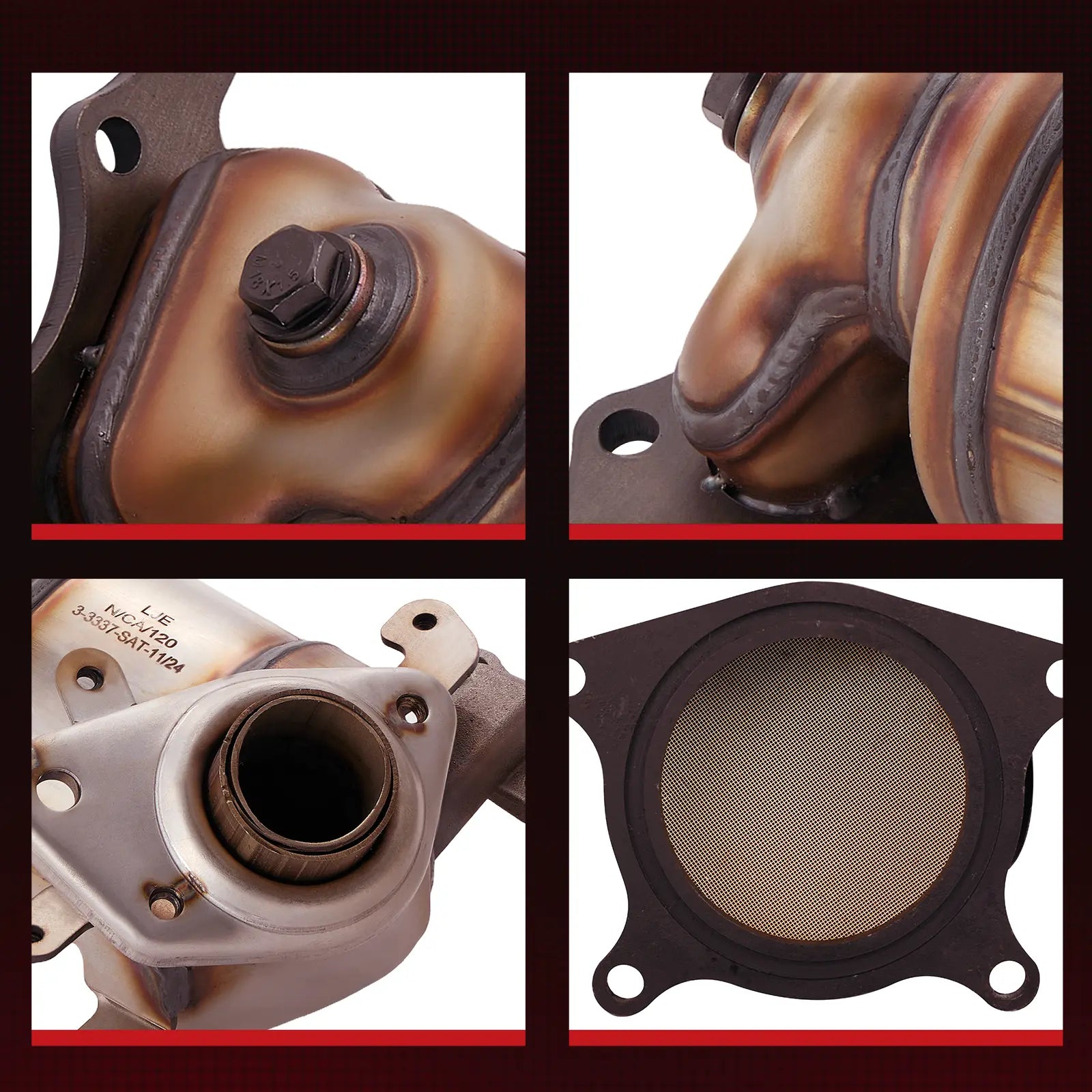 Front Catalytic Converter For 2007-2008 & 2015-2020 Honda Fit L4 1.5L Flashark