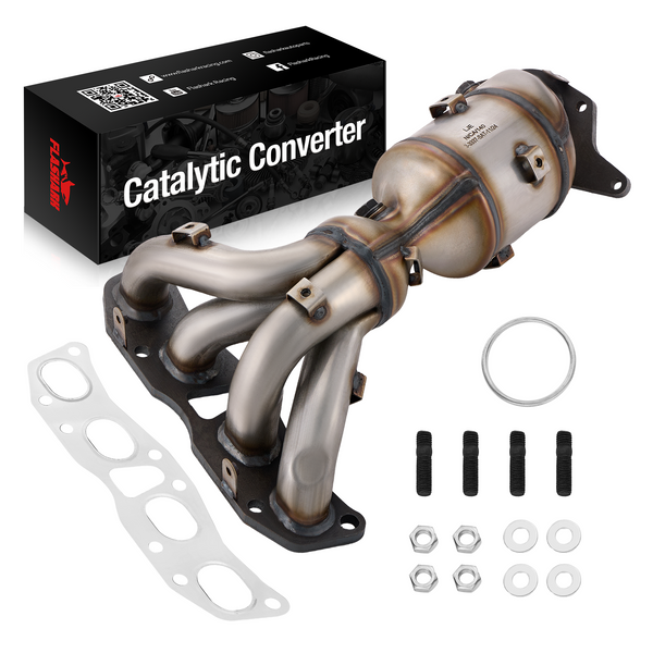 Front Exhaust Manifold Catalytic Converter Kit for 2008-2015 Nissan Rogue/Rogue Select 2.5L