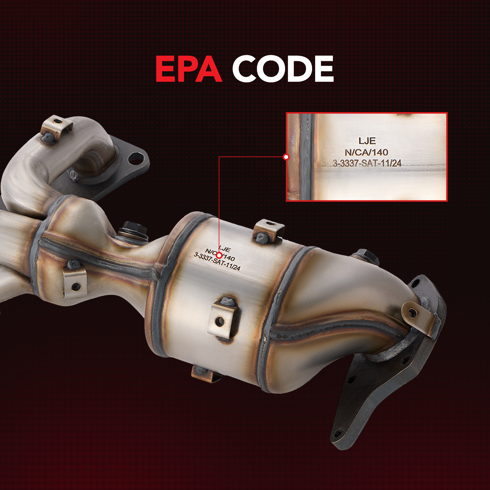 Front Exhaust Manifold Catalytic Converter Kit for 2008-2015 Nissan Rogue/Rogue Select 2.5L