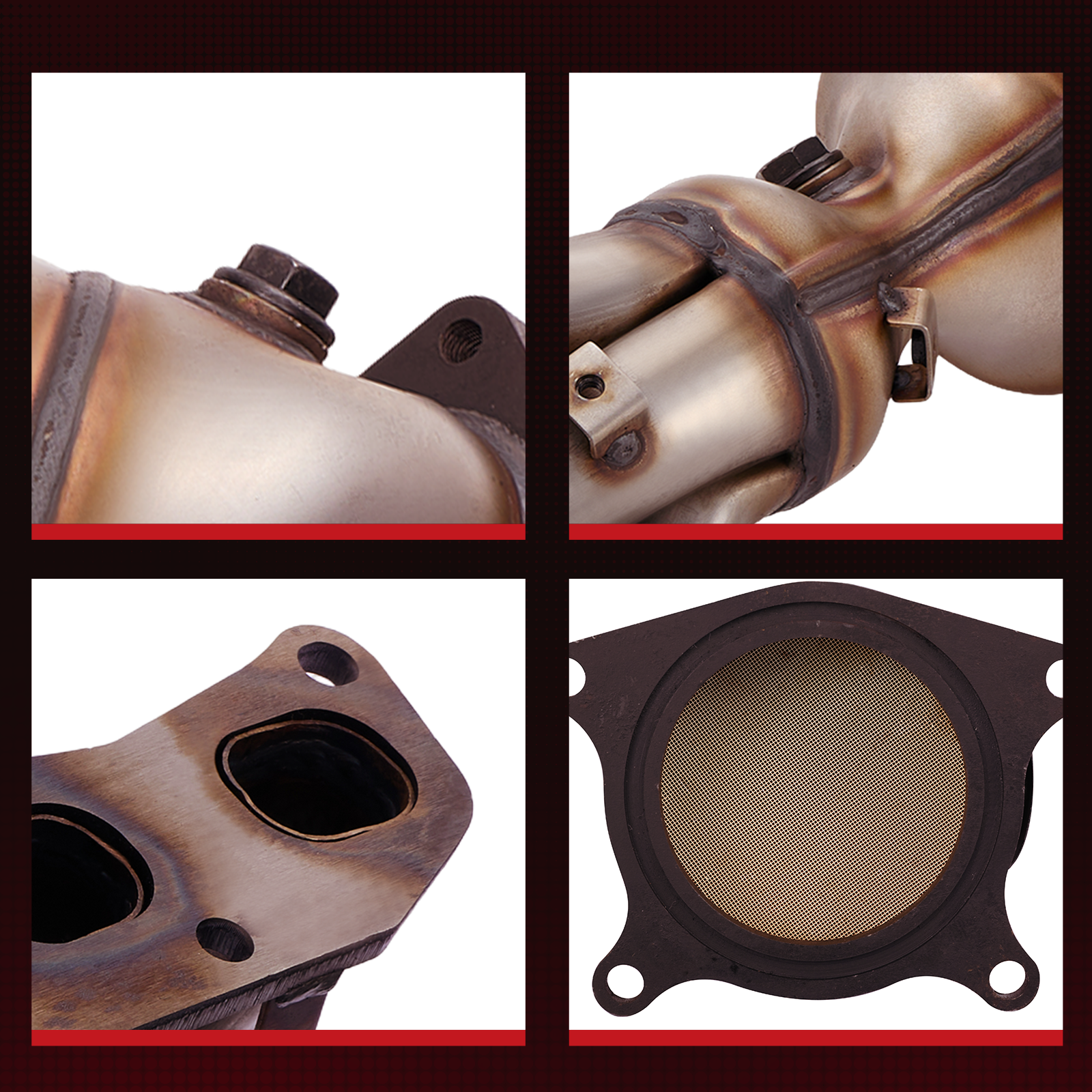 Front Exhaust Manifold Catalytic Converter Kit for 2008-2015 Nissan Rogue/Rogue Select 2.5L