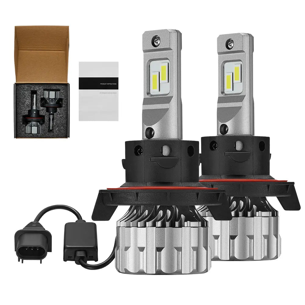 H13 9008 LED Headlight Bulbs 30W 6000LM 6000K | 2 Bulbs Flashark