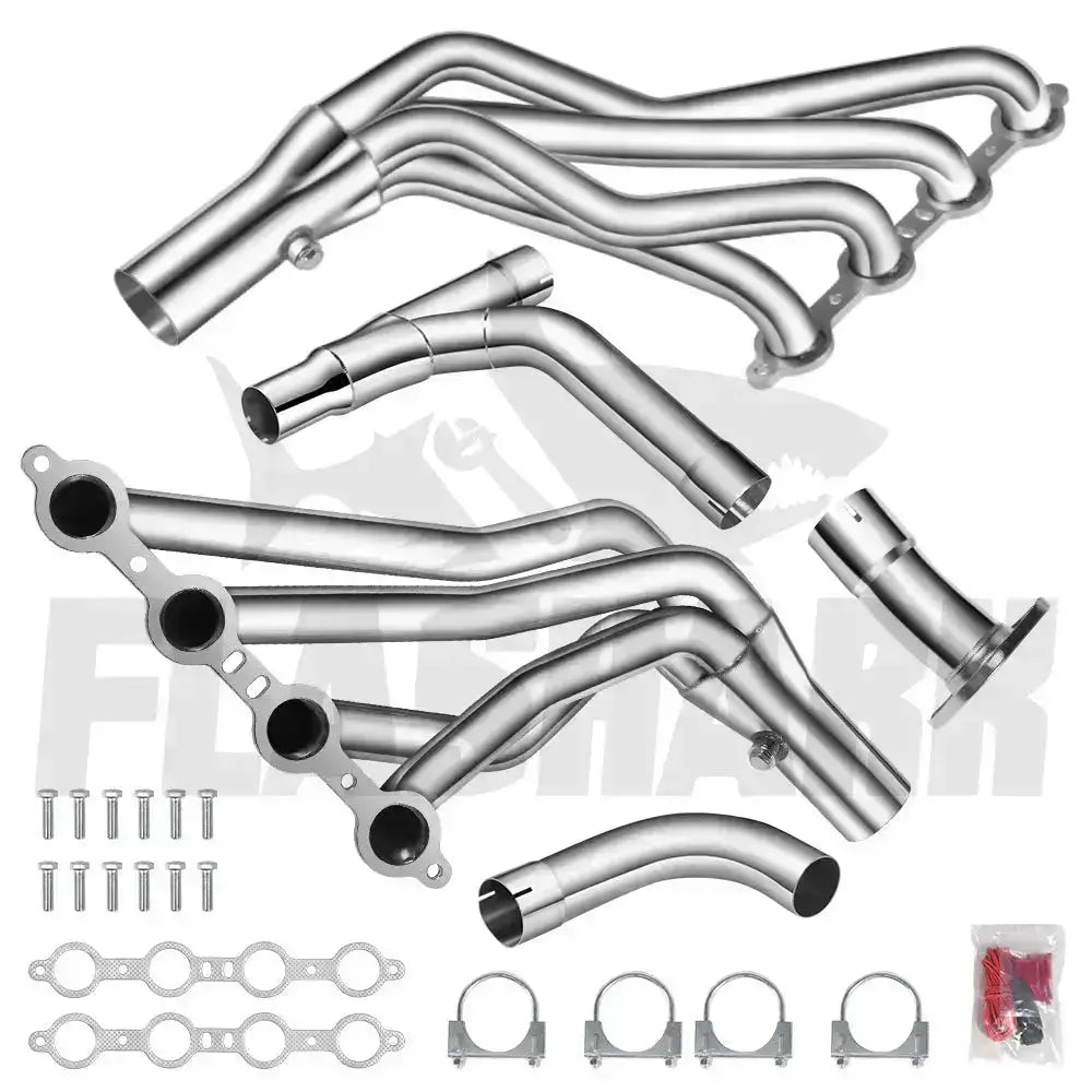 Header for 1999-2006 Chevy Silverado 1500 4.8L/5.3L/6.0L with Optional Cold Air Intake Flashark