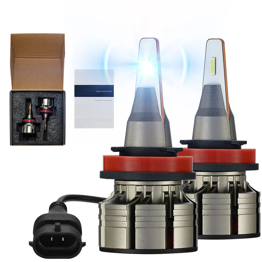 H11 H8 H9 LED Headlight Bulbs 36W 4000LM 5500K 2 Bulbs for Chevy/Ford/Dodge/Jeep/BMW/Nissan/Toyota/Honda Flashark
