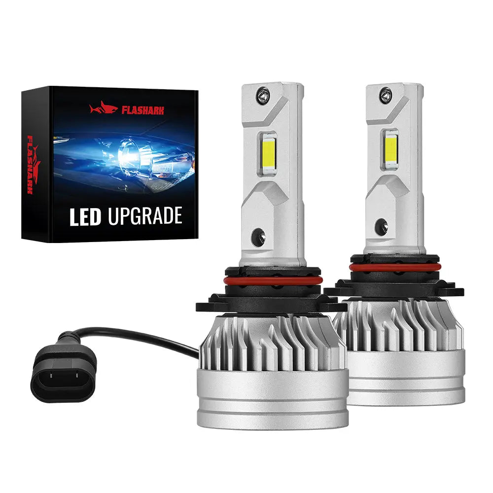 9006 HB4 LED Headlight Bulbs 45W 10000LM 6000K | 2 Bulbs for Chevy/Ford/Dodge/Jeep/BMW/Nissan/Toyota/Honda Flashark