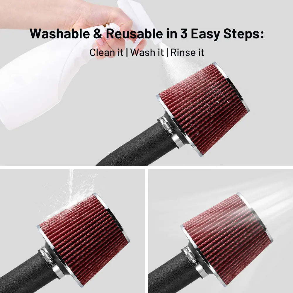 Cold Air intake kit for 1999-2004 VW Golf / Jetta 2.8 VR6 Engine Flashark