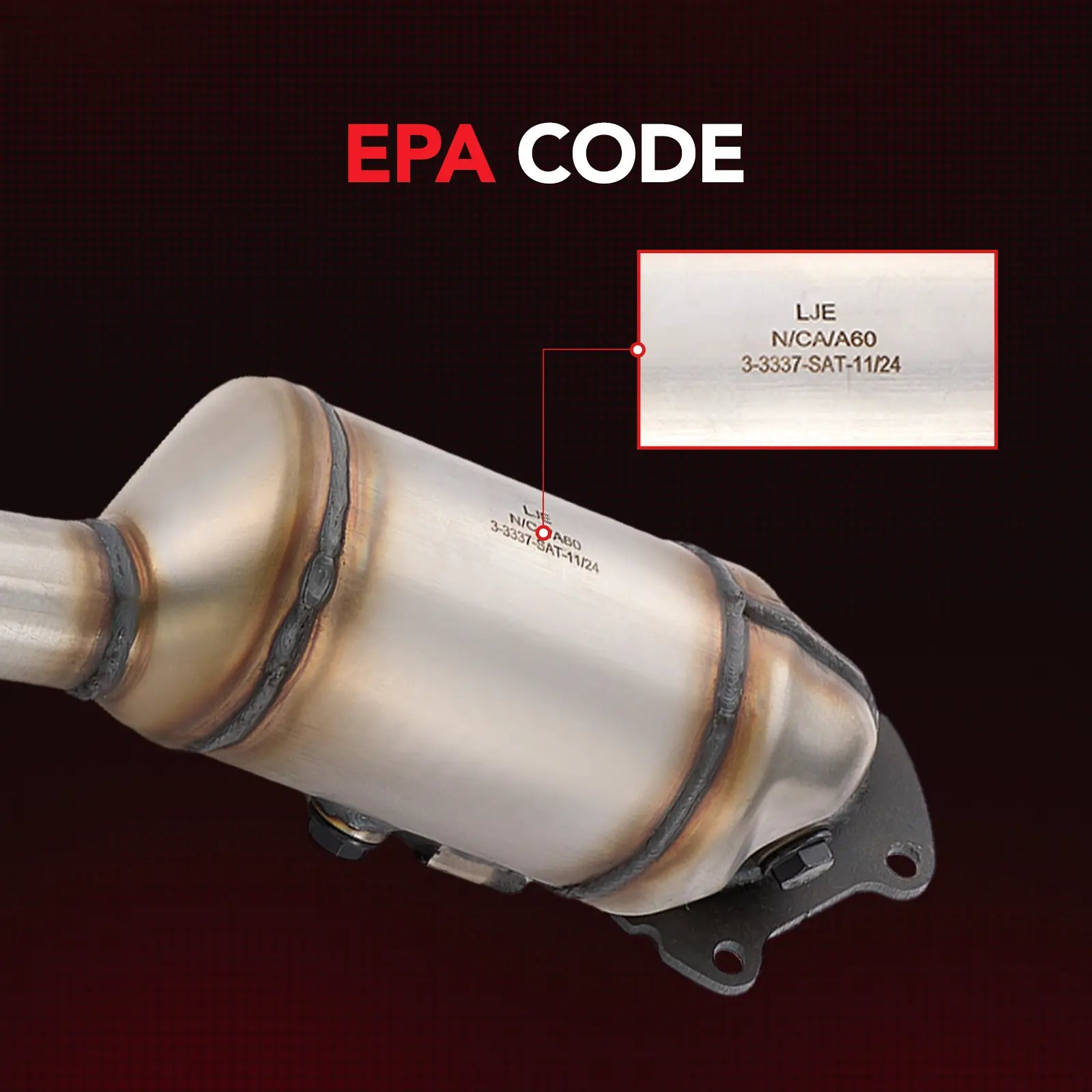 Left Catalytic Converter For 2012 - 2018 Jeep Wrangler JK/JL V6 3.6L Flashark