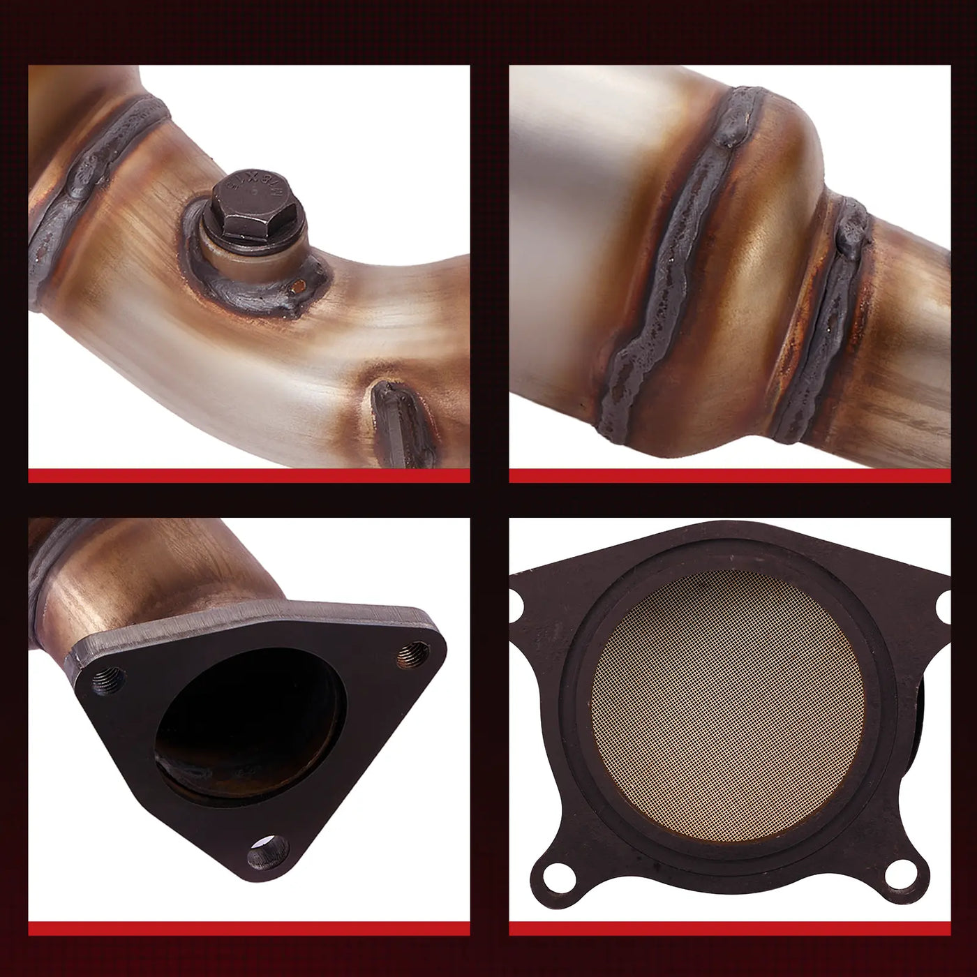 Left and Right 2-PC Catalytic Converter Kit for 2003-2008 Infiniti G35FX35M35 & Nissan 350Z 3.5L Flashark