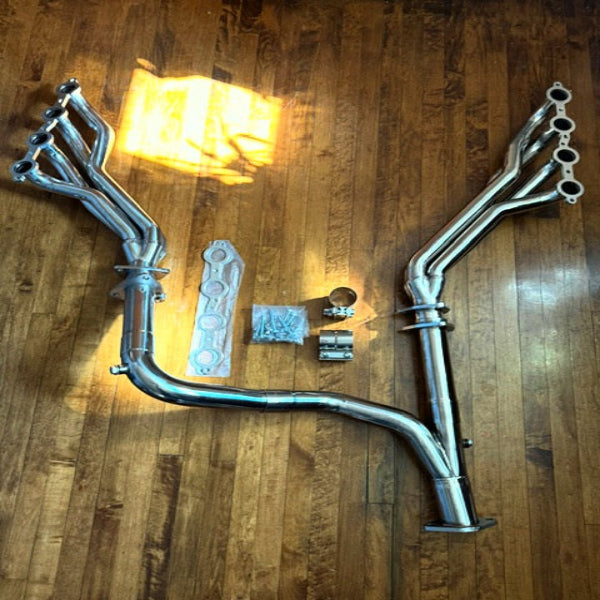 Colectores de escape de tubo largo para Chevy Silverado/Suburban/Tahoe, GMC Sierra/Yukon, Cadillac Escalade, Vortec de 4,8 l/5,3 l/6,0 l/6,2 l (2007-2014)