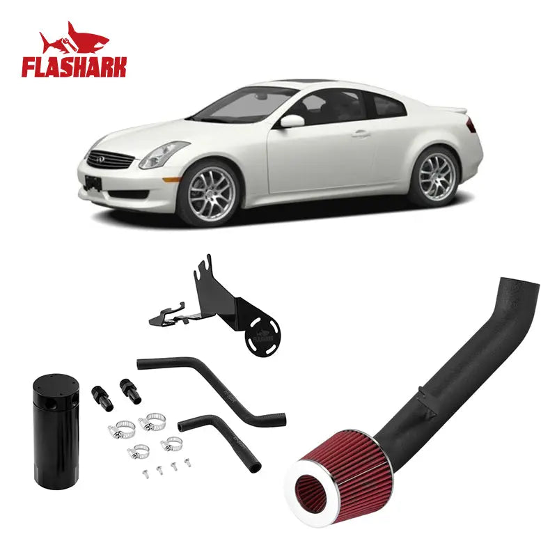 Oil Catch Can + Cold Air Intake Kit – Fits Infiniti G35 VQ35DE 2004–2007 Flashark
