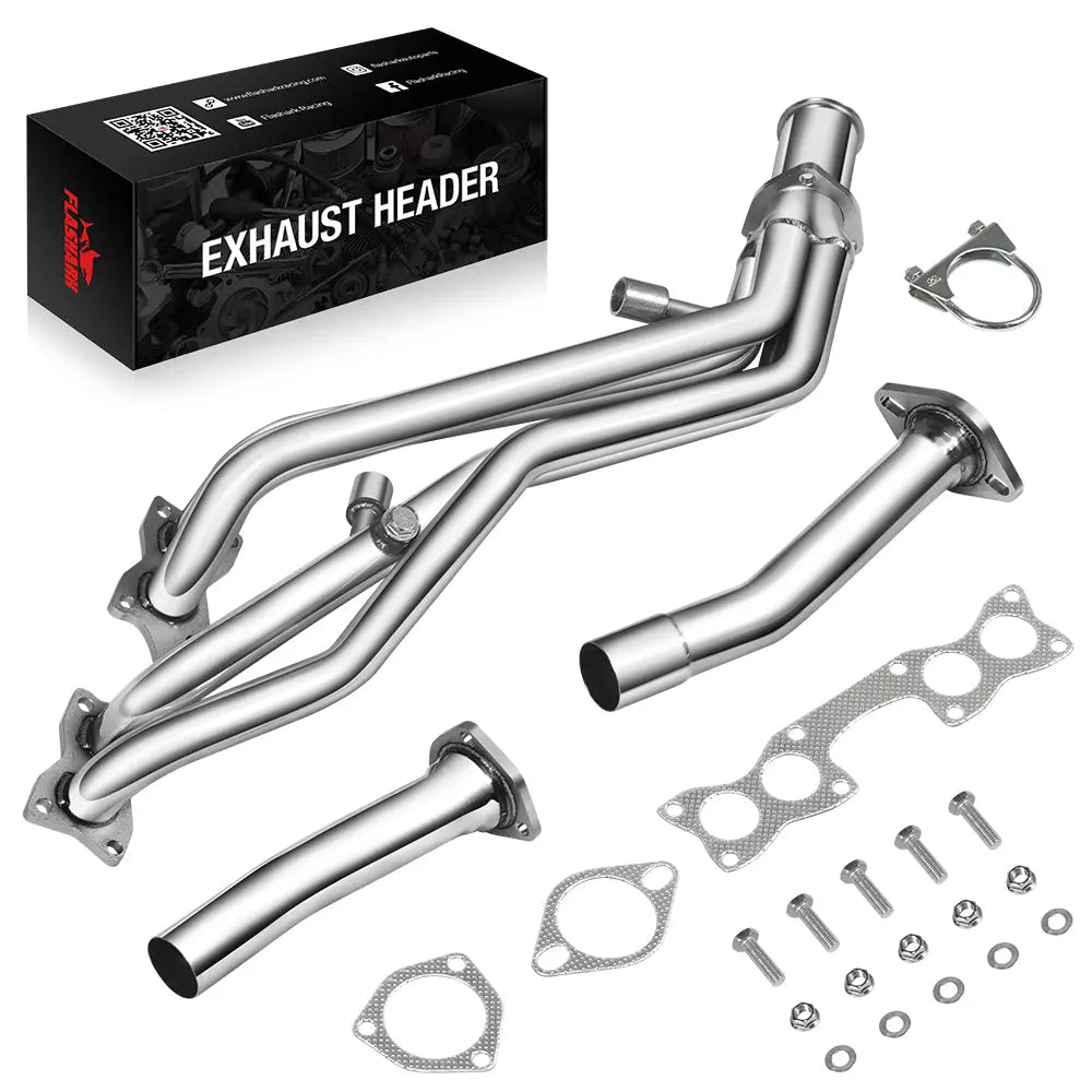 Exhaust Header for 1990-1995 Nissan Hardbody D21/Pickup 2.4L 4WD Flashark