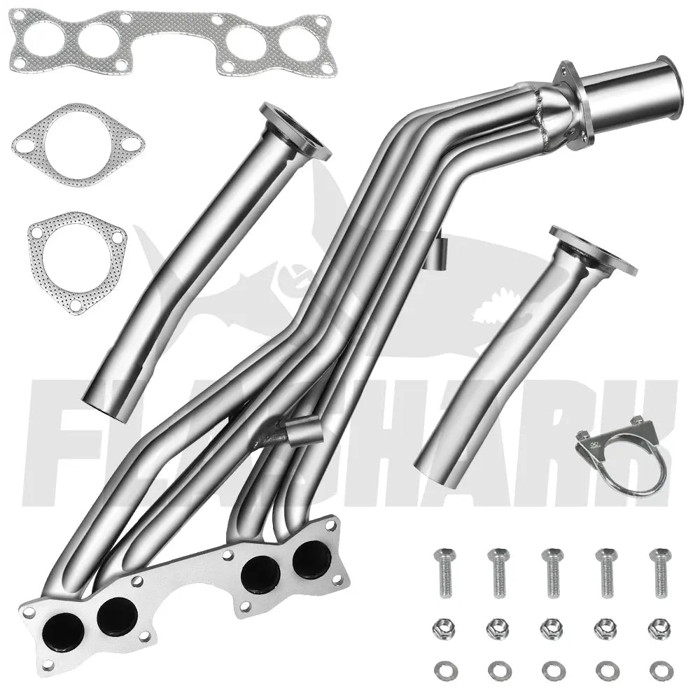 Exhaust Header for 1990-1995 Nissan Hardbody D21/Pickup 2.4L 4WD Flashark