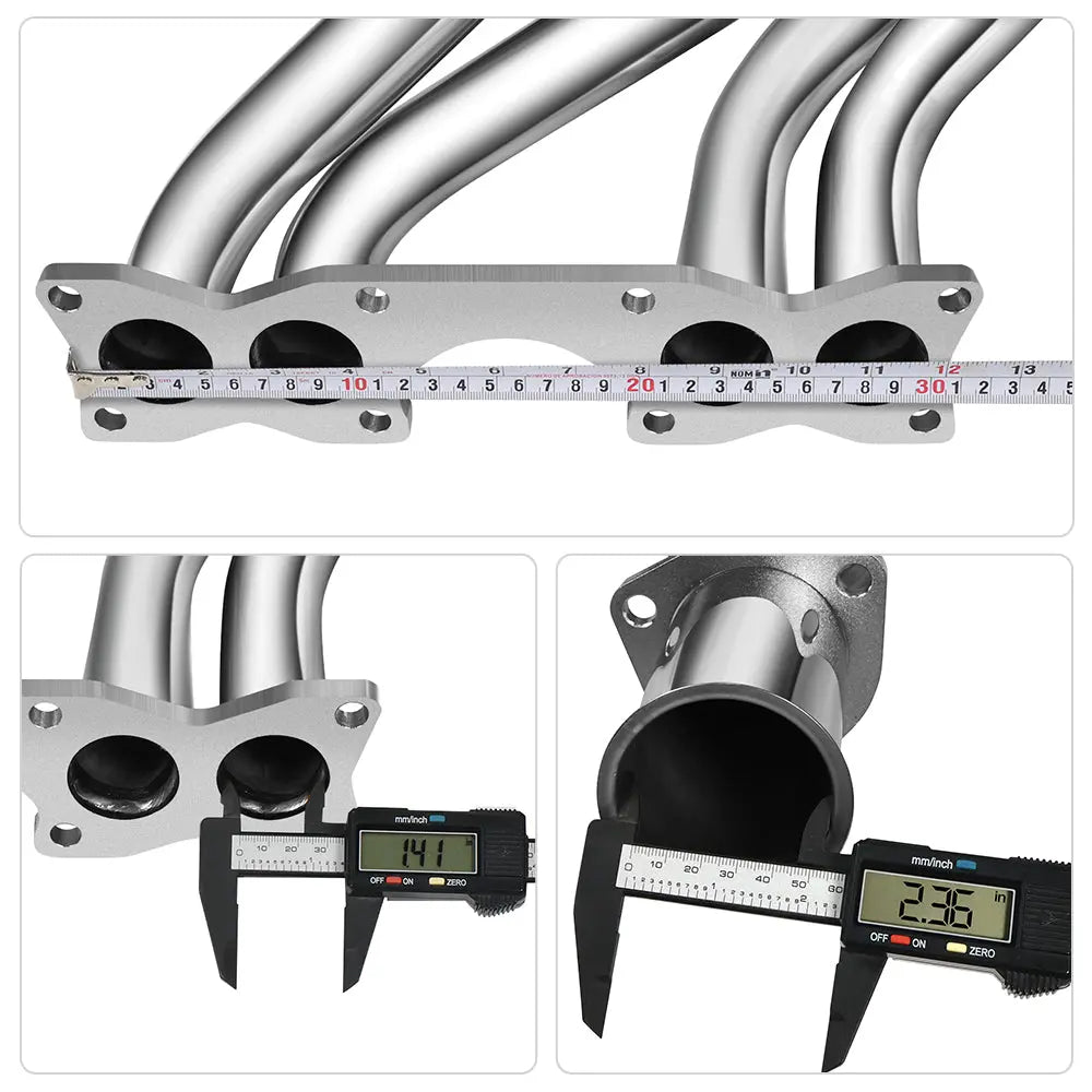 Exhaust Header for 1990-1995 Nissan Hardbody D21/Pickup 2.4L 4WD Flashark