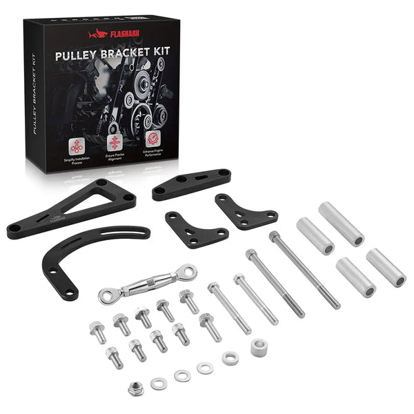 BBC Turnbuckle Alternator/Power Steering Pump Accessory Drive Bracket Kit Flashark