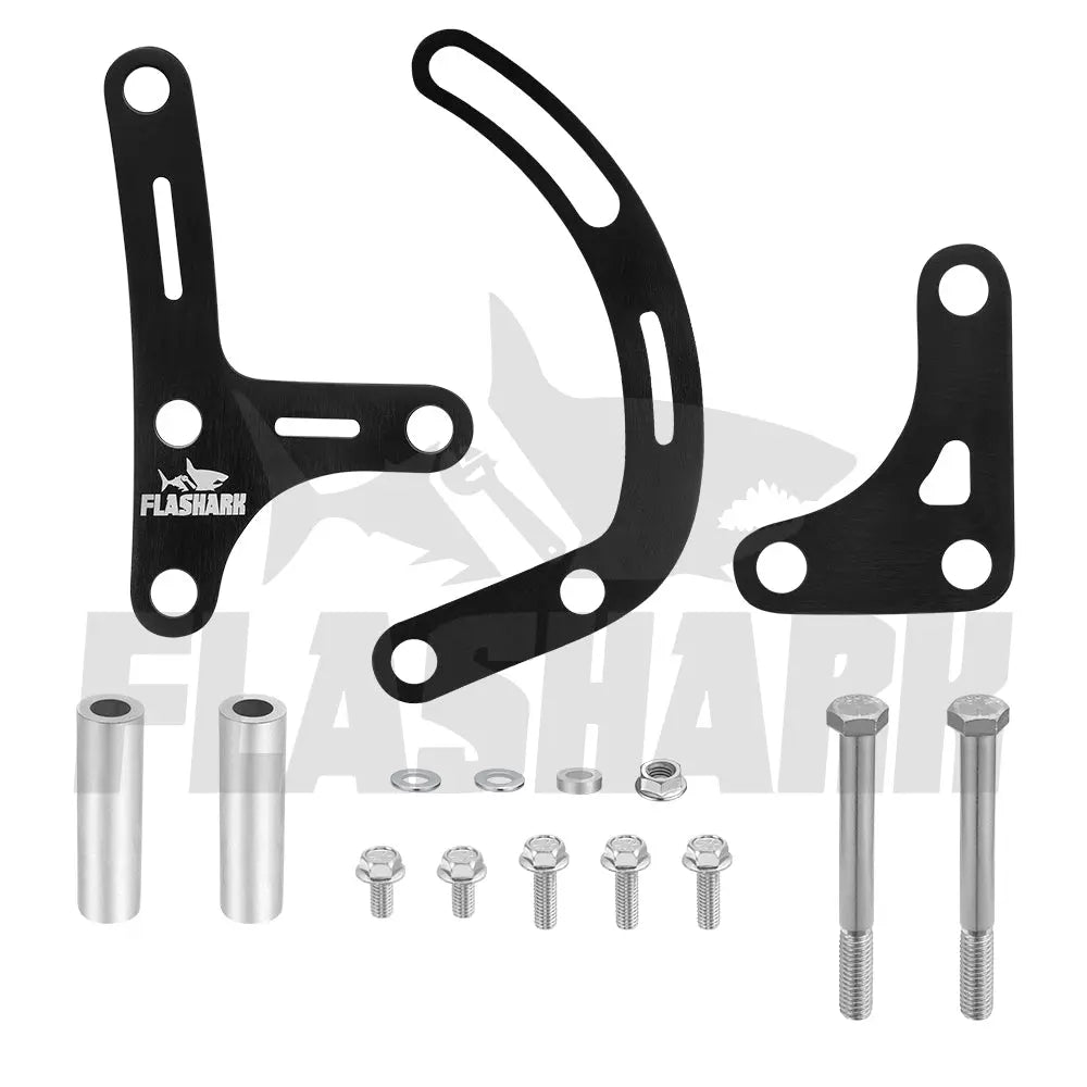 SBC Power Steering Bracket Pump Bracket (for Electric Water Pump) Flashark