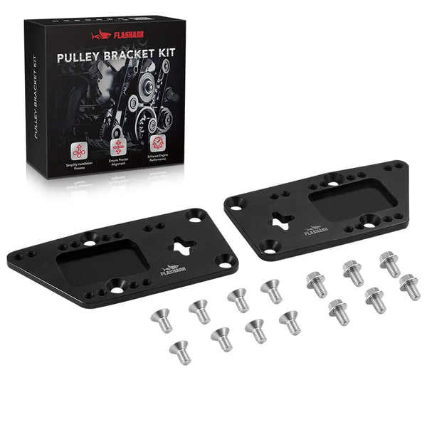 SBC to LS Engine Motor Mount Adapter Plate - Adjustable for LS1, LS2, LS3, LQ4, LQ9, LS6, L92, L99, L33, LR4 Flashark