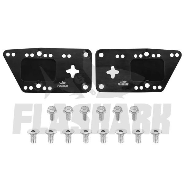 SBC to LS Engine Motor Mount Adapter Plate - Adjustable for LS1, LS2, LS3, LQ4, LQ9, LS6, L92, L99, L33, LR4 Flashark