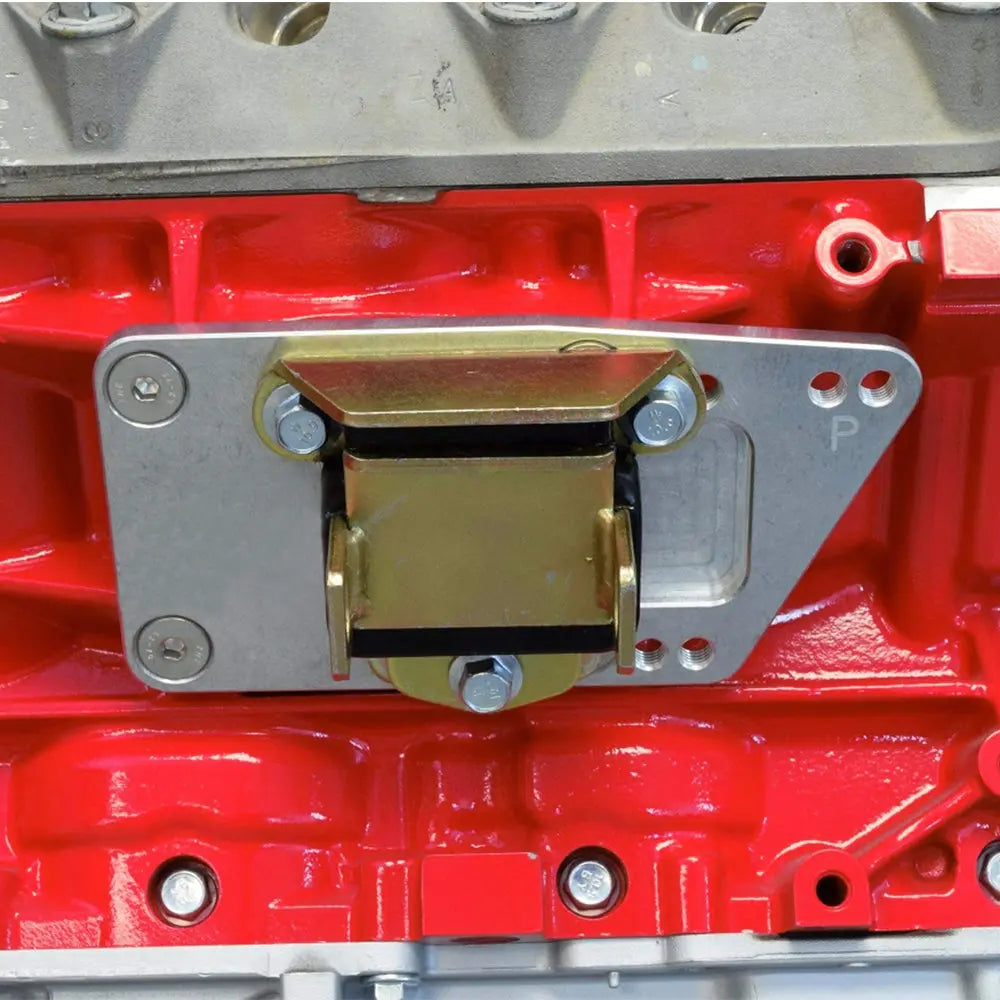 SBC to LS Engine Motor Mount Adapter Plate - Adjustable for LS1, LS2, LS3, LQ4, LQ9, LS6, L92, L99, L33, LR4 Flashark