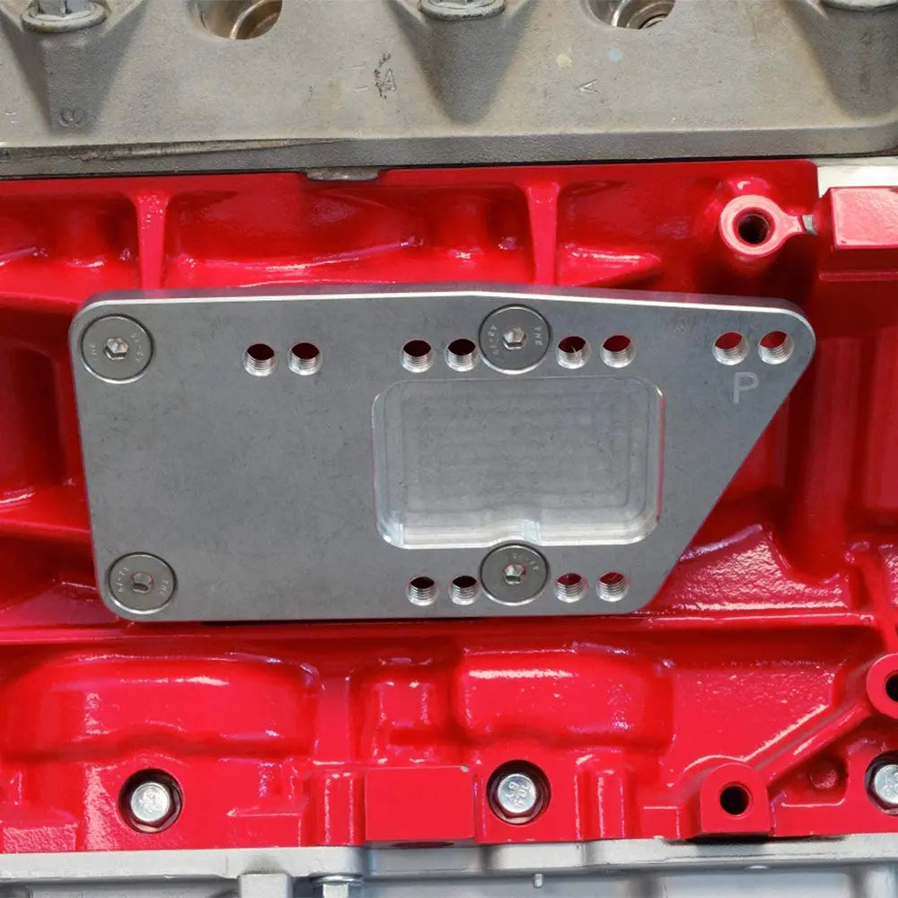 SBC to LS Engine Motor Mount Adapter Plate - Adjustable for LS1, LS2, LS3, LQ4, LQ9, LS6, L92, L99, L33, LR4 Flashark