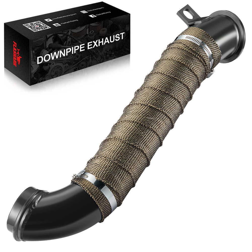 Tubo de escape de bajada para Chevy/GMC 6.6L Duramax LLY/LBZ/LMM Diesel de 3 pulgadas (2004.5-2010)