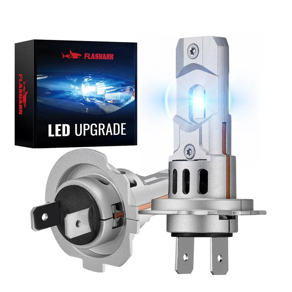 X3S H7 100W 6500K 24000LM White IP67 LED Headlight Bulbs 2Pcs Flashark