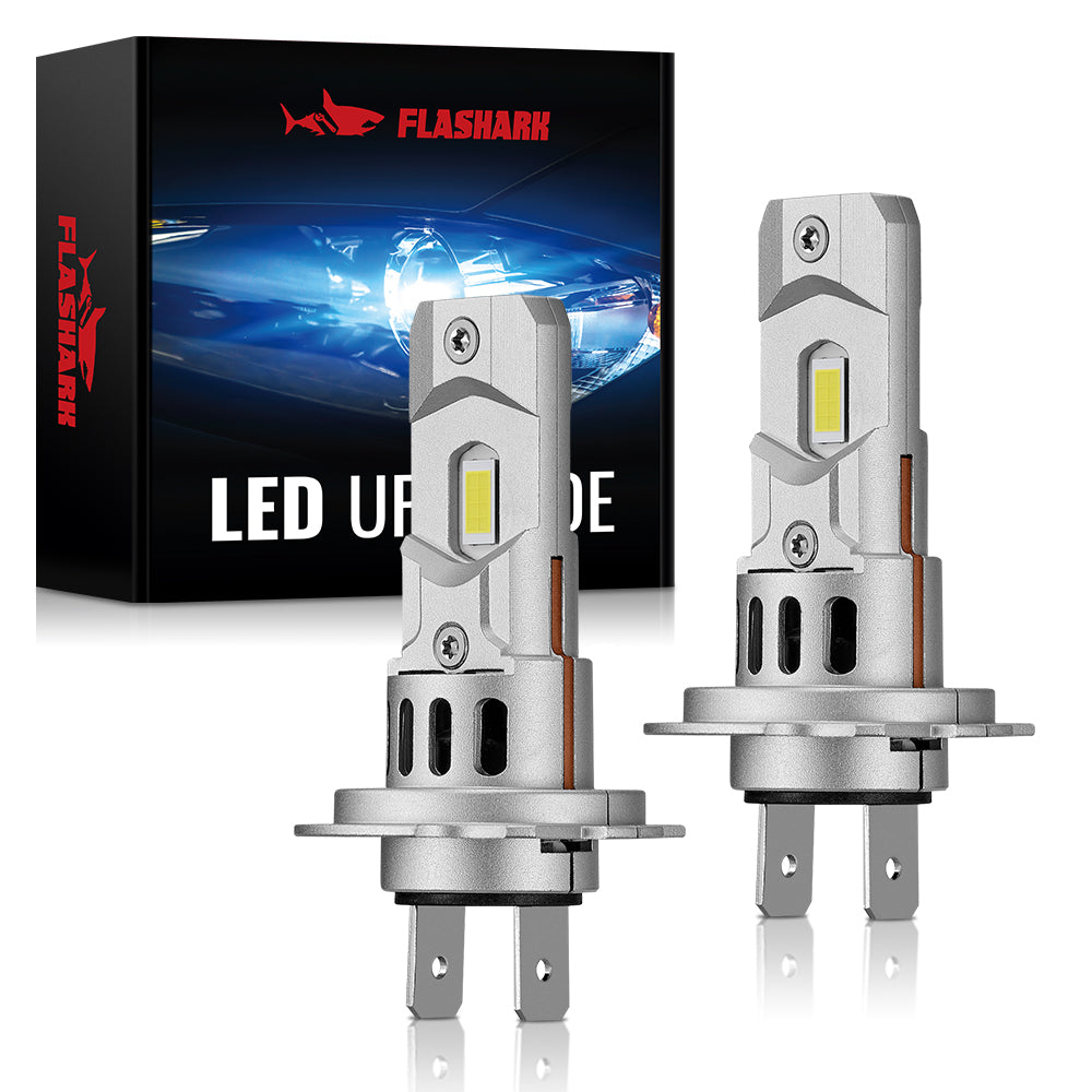 X3S H7 100W 6500K 24000LM White IP67 LED Headlight Bulbs 2Pcs