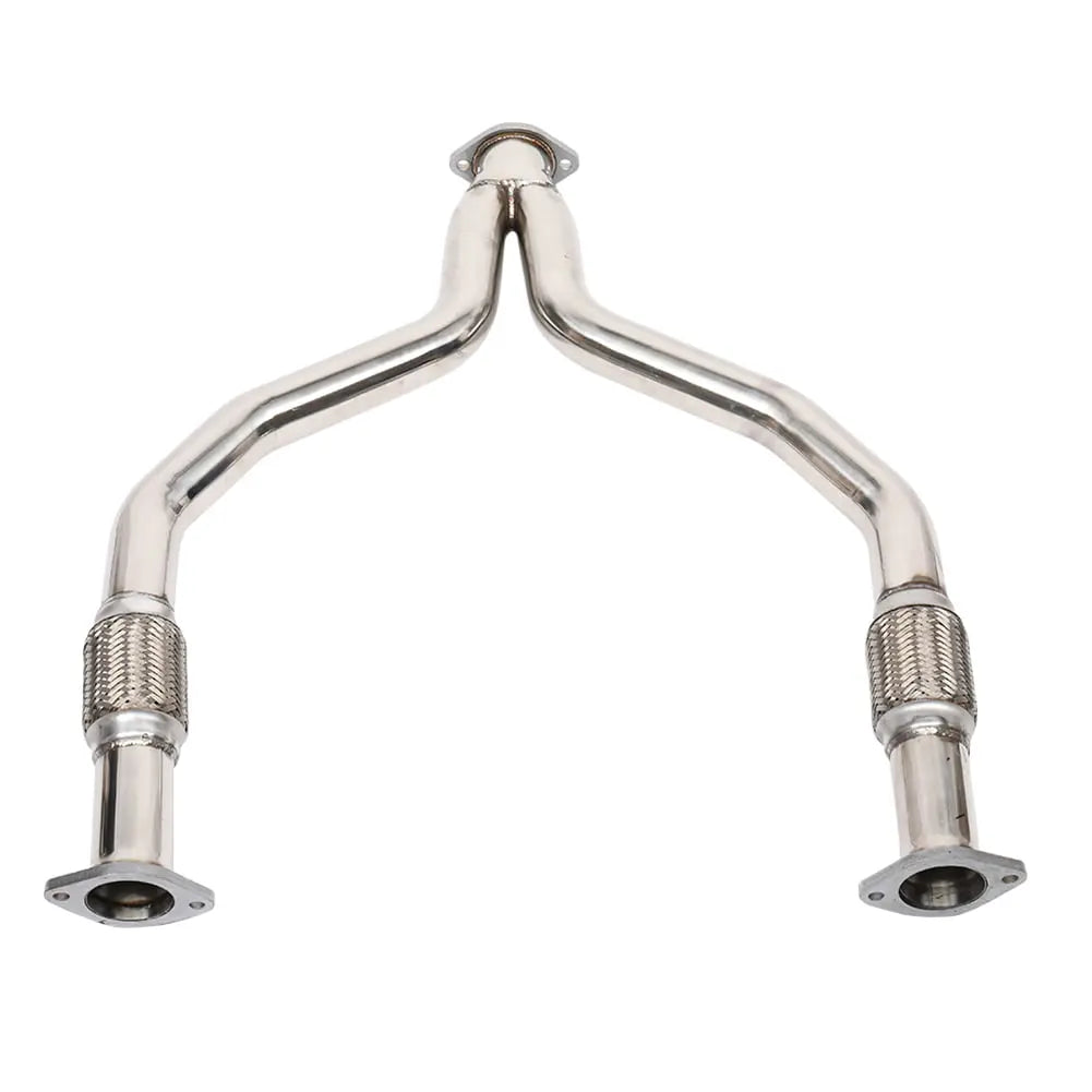 Y Pipe Downpipe Exhaust for 2008-2016 Nissan 370Z Z34 / Infiniti G37 V36 VQ37VHR 3.7L Flashark