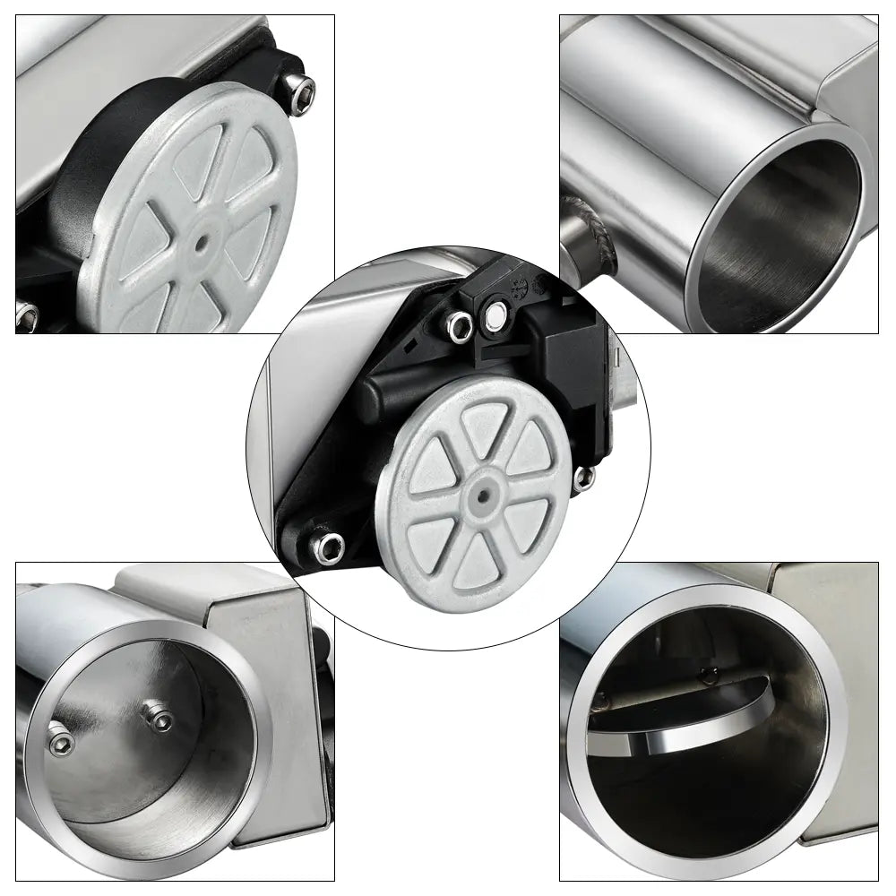 2.0/2.5/3.0 Inch Dual Electric Exhaust Cutout Remote Kit with One Controller | SPELAB Flashark